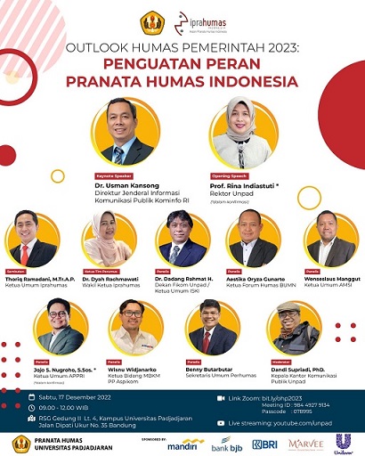 Outlook Humas Pemerintah 2023: Penguatan Peran Pranata Humas Indonesia